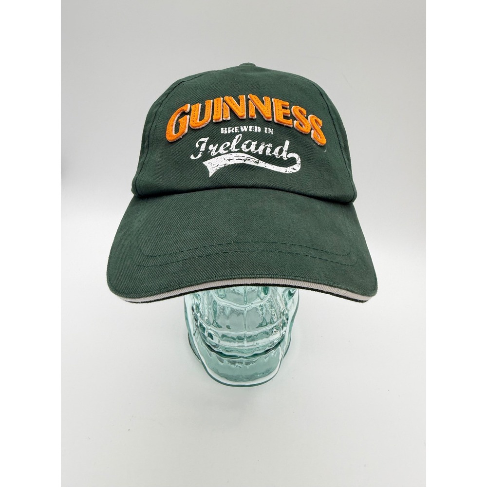 Guinness Official Merchandise Brewed in Ireland Green Embroidered Hat Cap 59